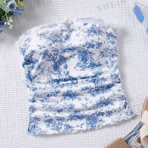 SHEIN Vacation Bandeau Women's Top